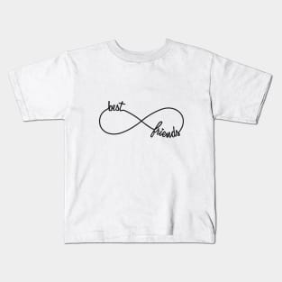 Best friends forever, infinity sign Kids T-Shirt